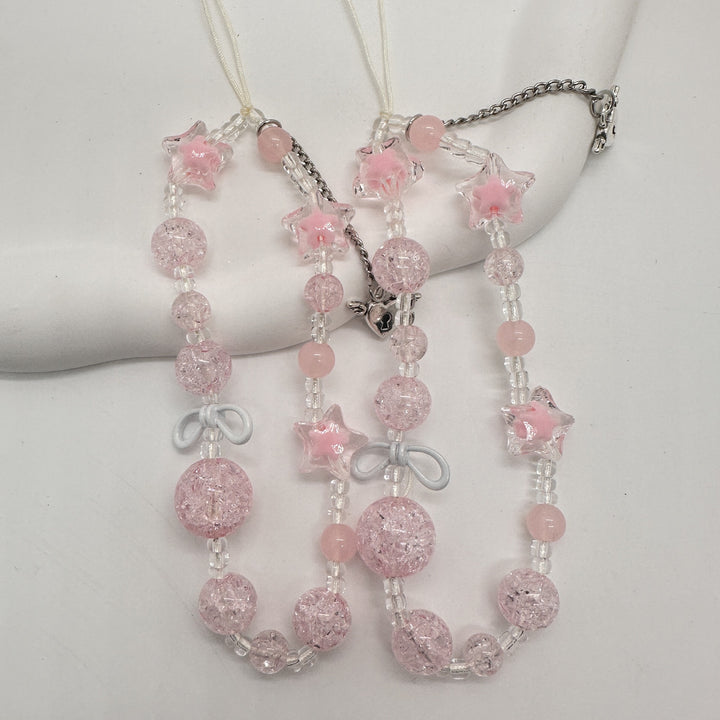Rhinestone Beaded Charm Necklace Stornfield