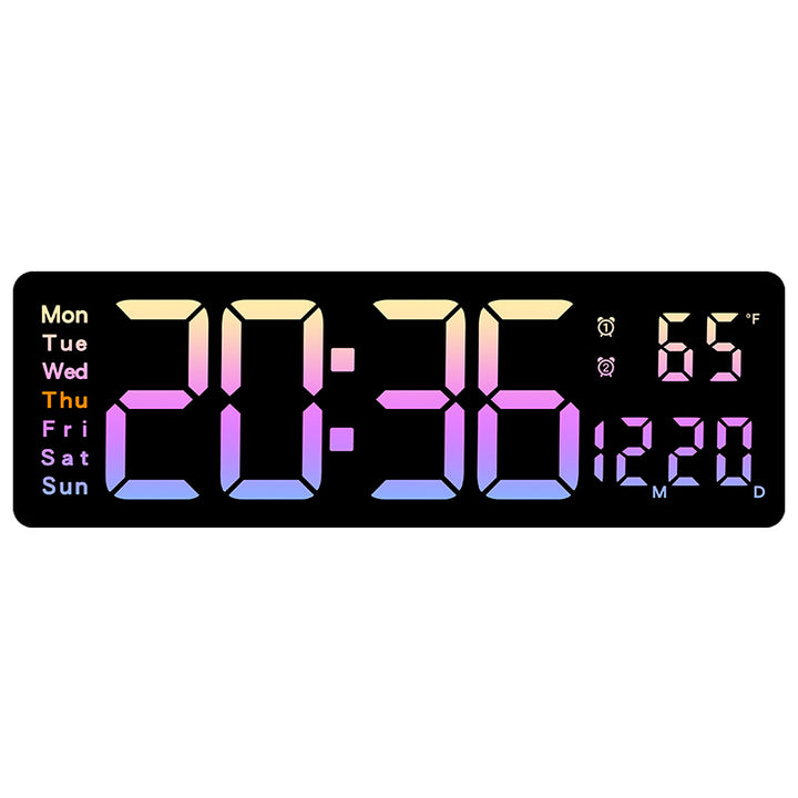 Funk alarm clock with large LED display and temperature display Stornfield