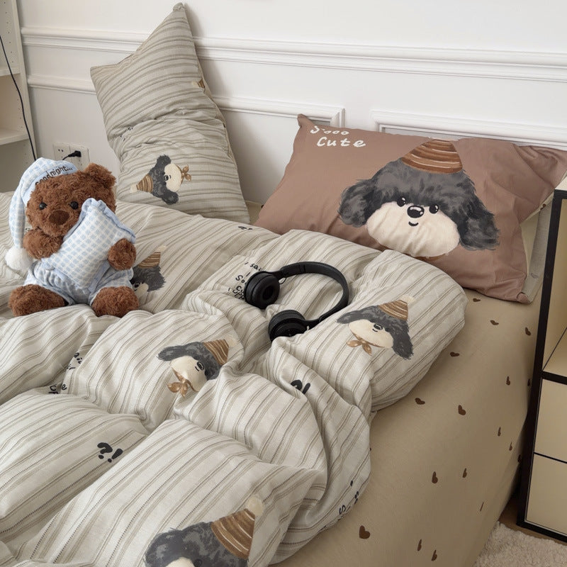 Cute Panda-Themed Bedspread Set
