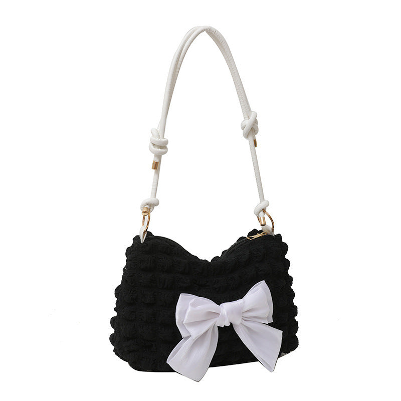 WoBow-Embellished Textured Handbag Stornfield
