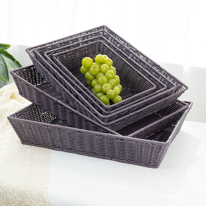 Versatile Storage Wicker Basket Stornfield