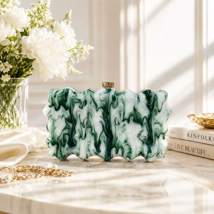Pearlescent Acrylic Evening Handbag
