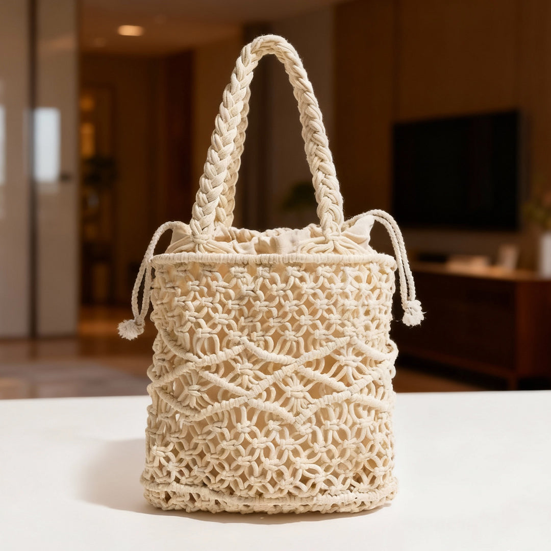 Handmade Macrame Tote Bag Stornfield