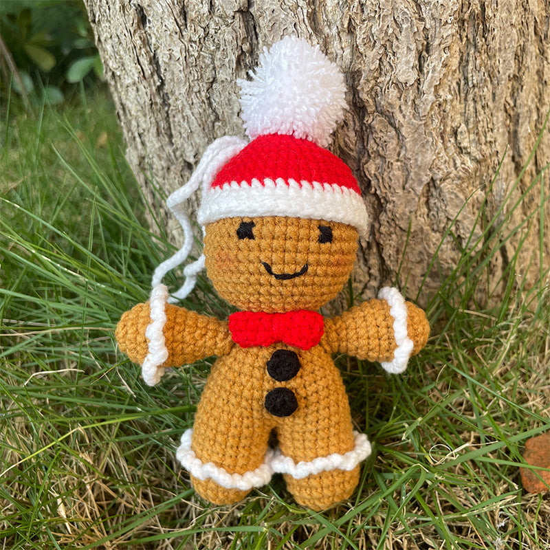 Plush cuddle with Santa hat and scarf