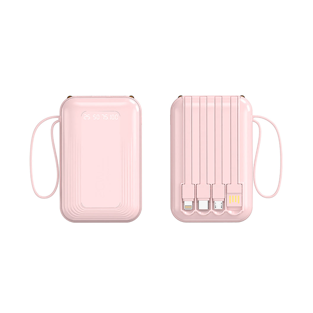 Multifunctional Power Bank with Integrated Cable System Stornfield