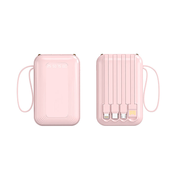 Multifunctional Power Bank with Integrated Cable System Stornfield