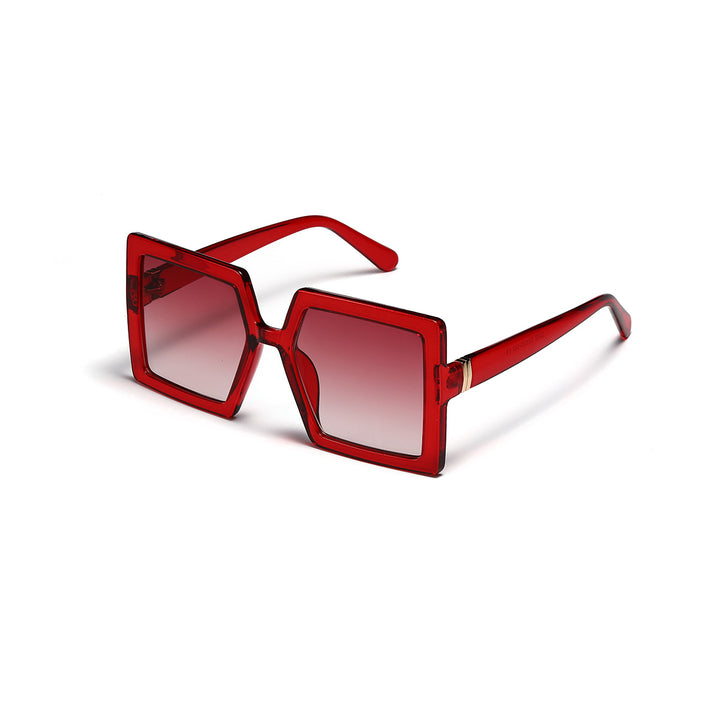 Ladies geometric sunglasses with modern, wide frame Stornfield