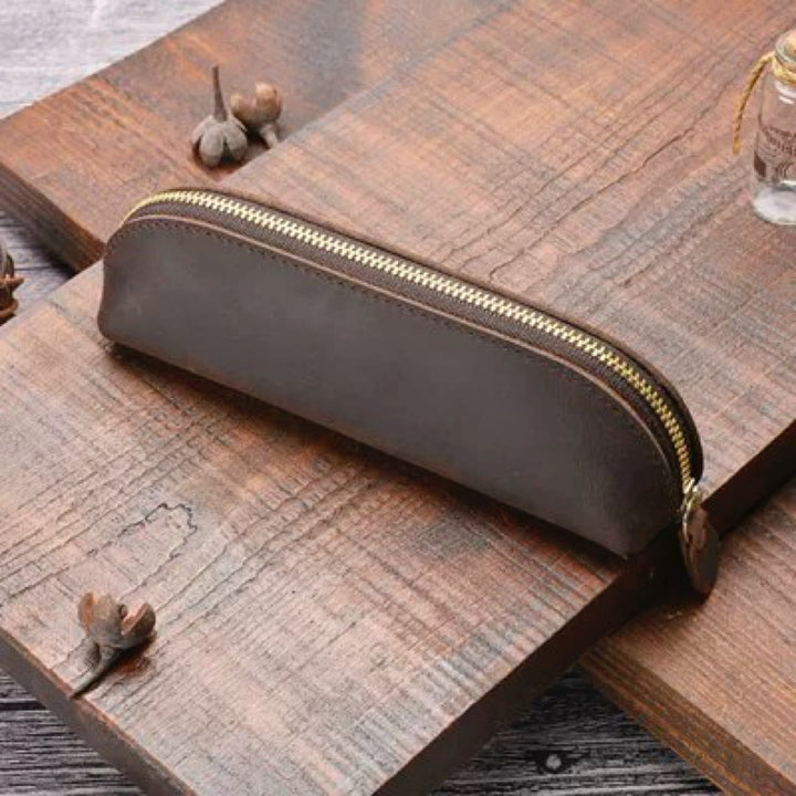 Stylish Leather Pencil Case Stornfield