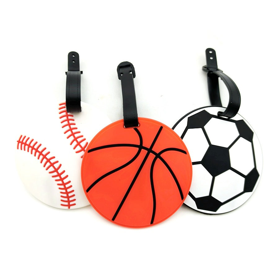 Basketball-Themed Luggage Tag Stornfield