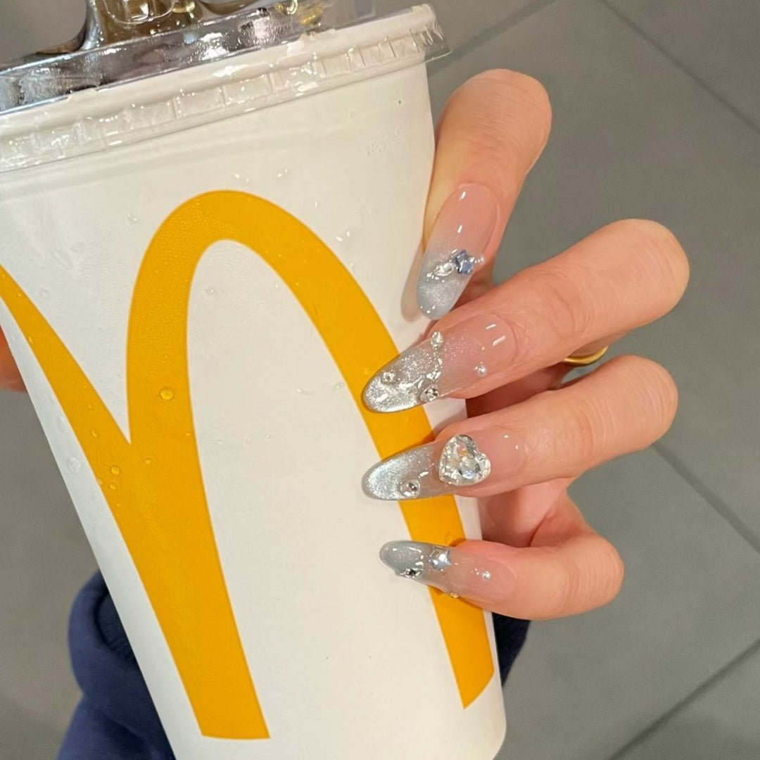 Elegant Ombre Stiletto Nail Extensions