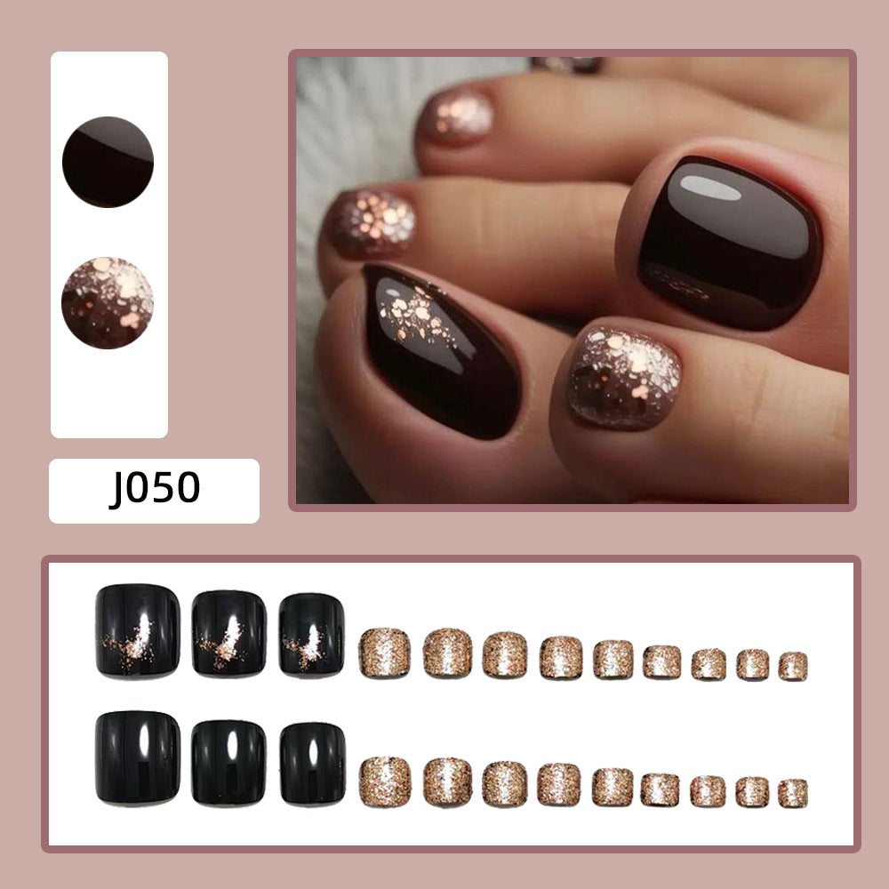 Artificial Nail Set with Glitter Accents Stornfield