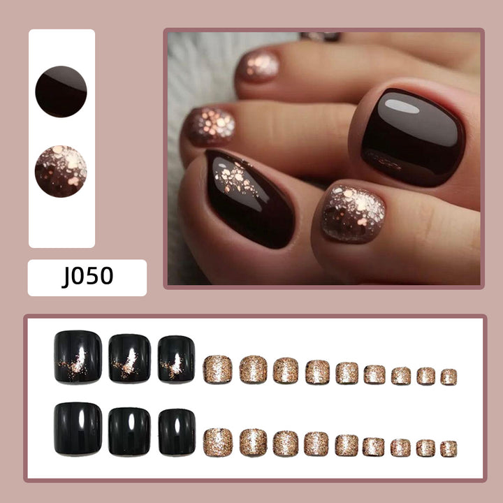 Artificial Nail Set with Glitter Accents Stornfield