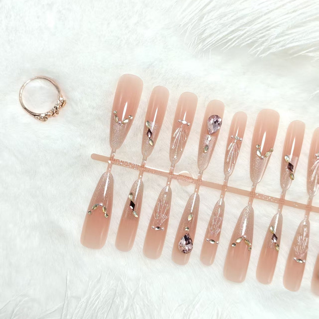 Artificial nails with luxurious decoration Stornfield