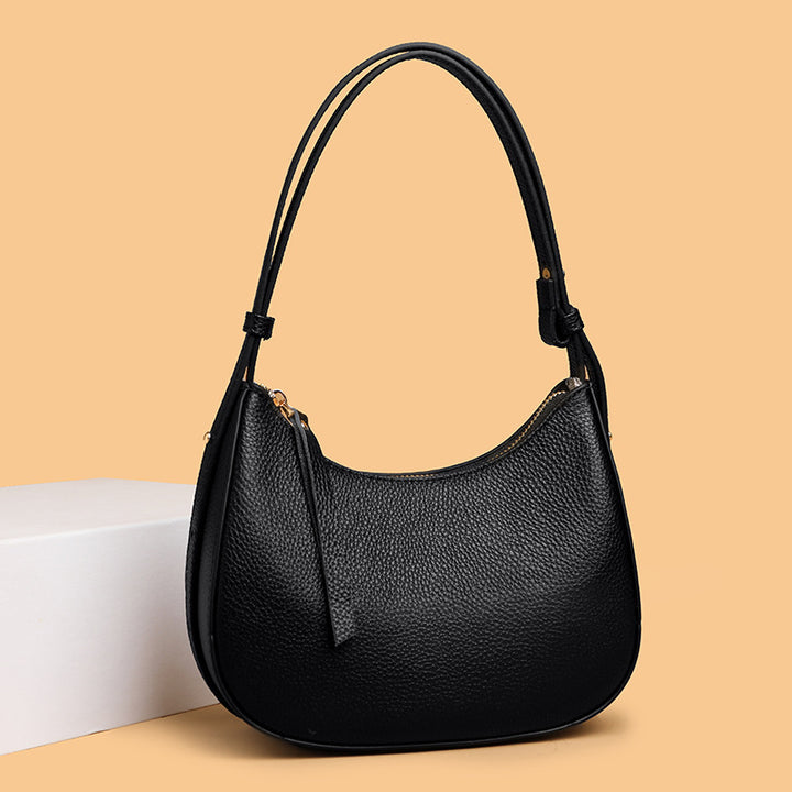 Stylish Pebbled Leather Hobo Bag Stornfield