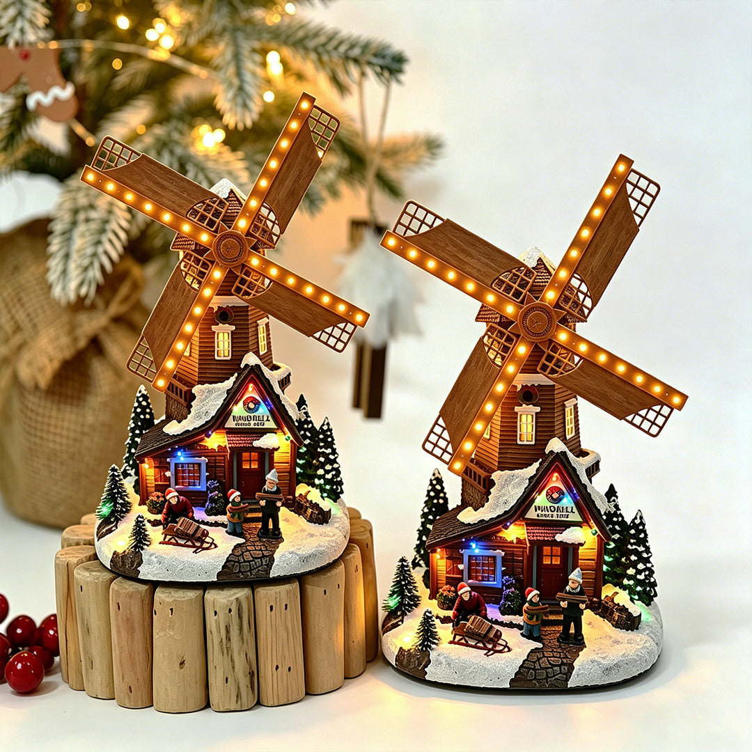 Nostalgic Christmas Windmill Decoration Stornfield