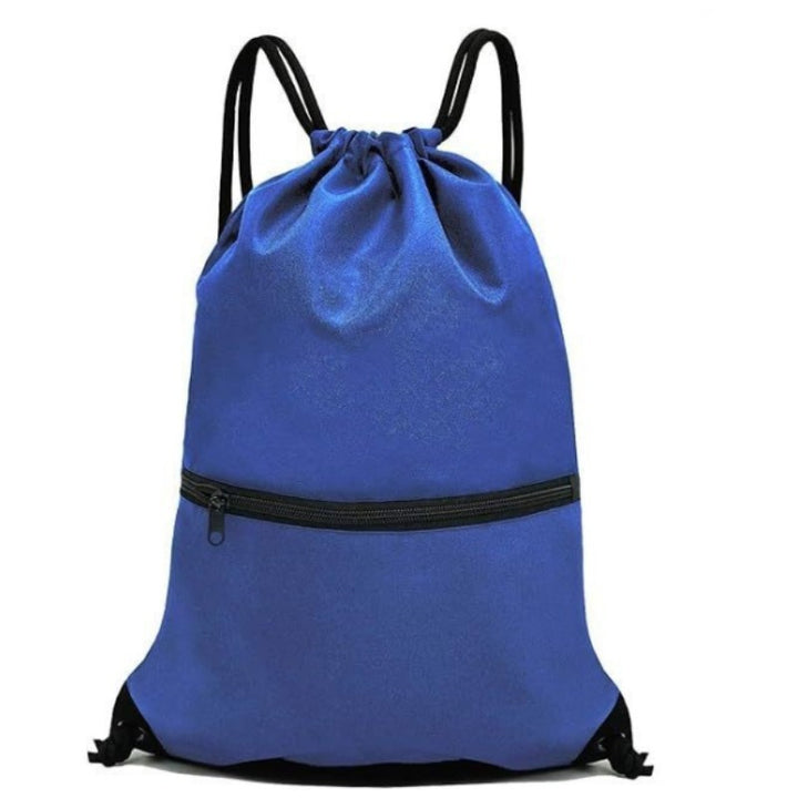 Sporty drawstring bag with zippered pockets Stornfield