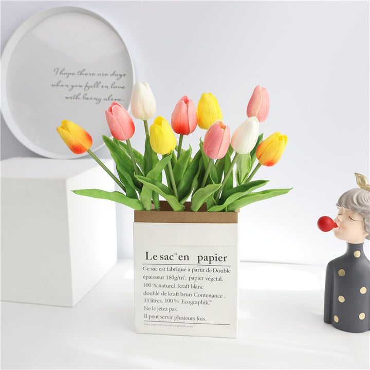 Artificial Decorative Tulip Bouquet