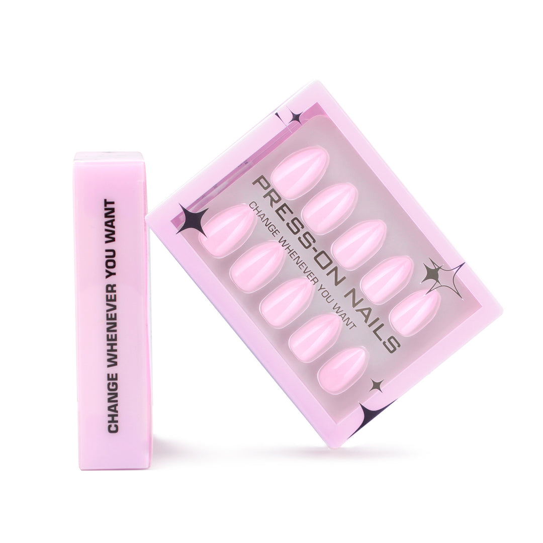 Artificial press-on nails with interchangeable designs Stornfield