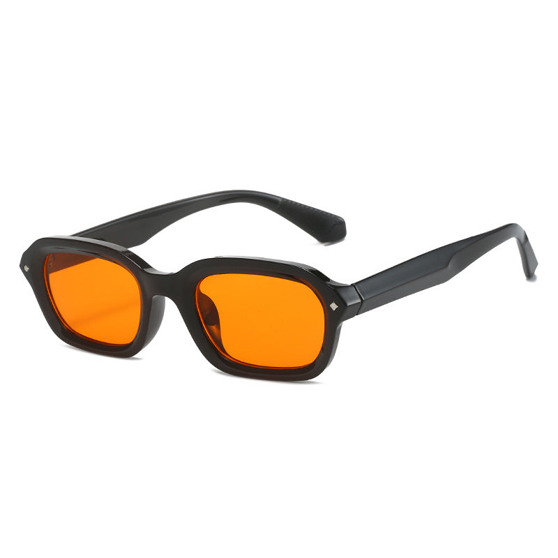 Ladies trendy rectangular sunglasses with completely transparent frame and UV protection Stornfield