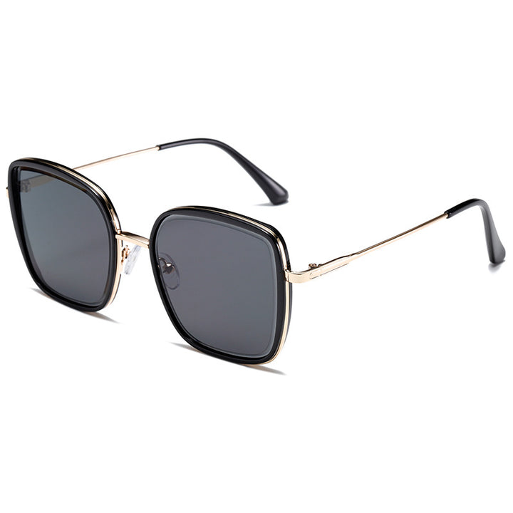 Women's Premium Sunglasses with Square Frame and Mirrored Lenses Stornfield