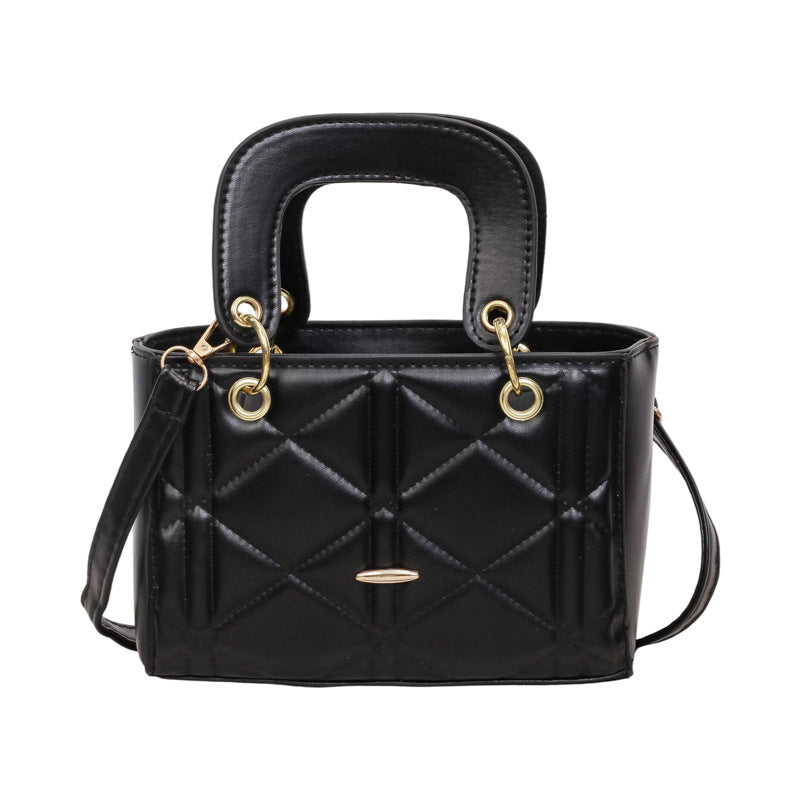 Quilted Mini Handheld Shoulder Bag
