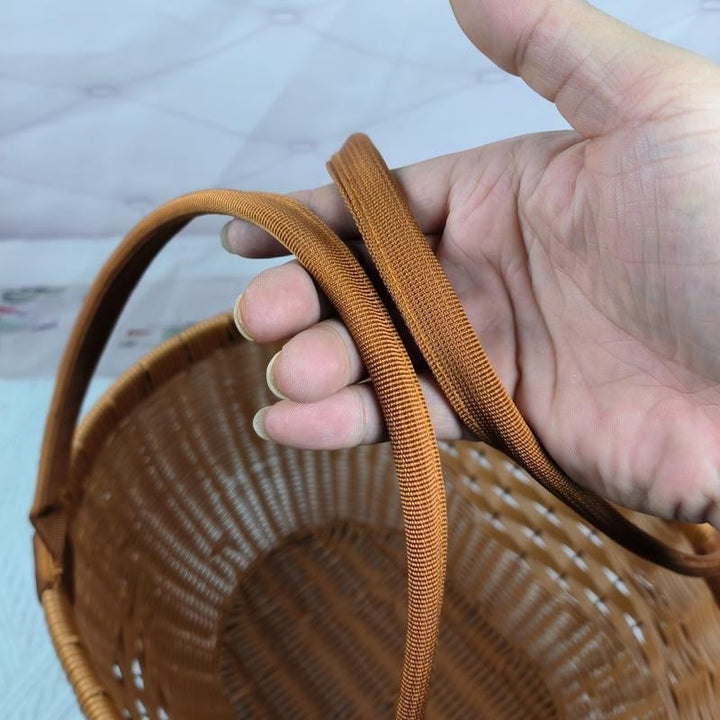 Stylish Woven Storage Basket with Comfortable Handles Stornfield