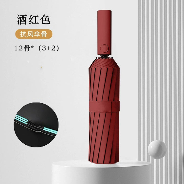 Women's Collapsible Umbrella with Stable Frame Construction Stornfield