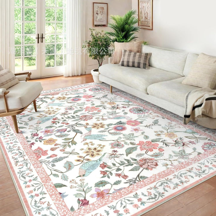 Floral Pattern Area Rug