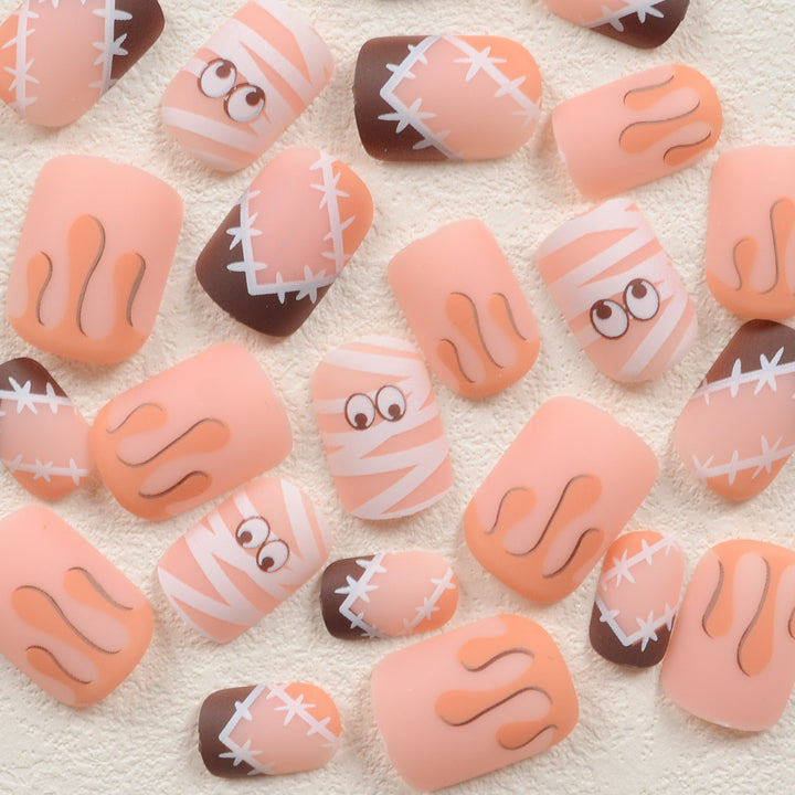 Artificial nail set with creative Halloween design Stornfield