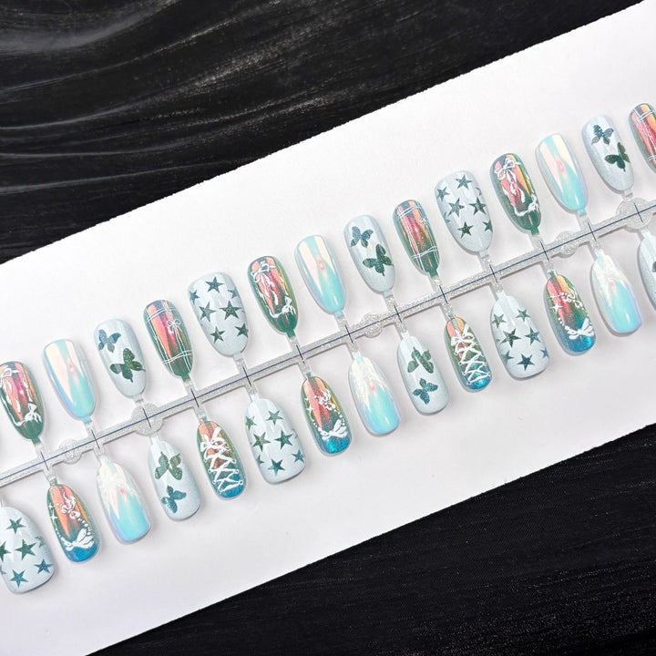 Elegant Ombre Art Press-On Nails