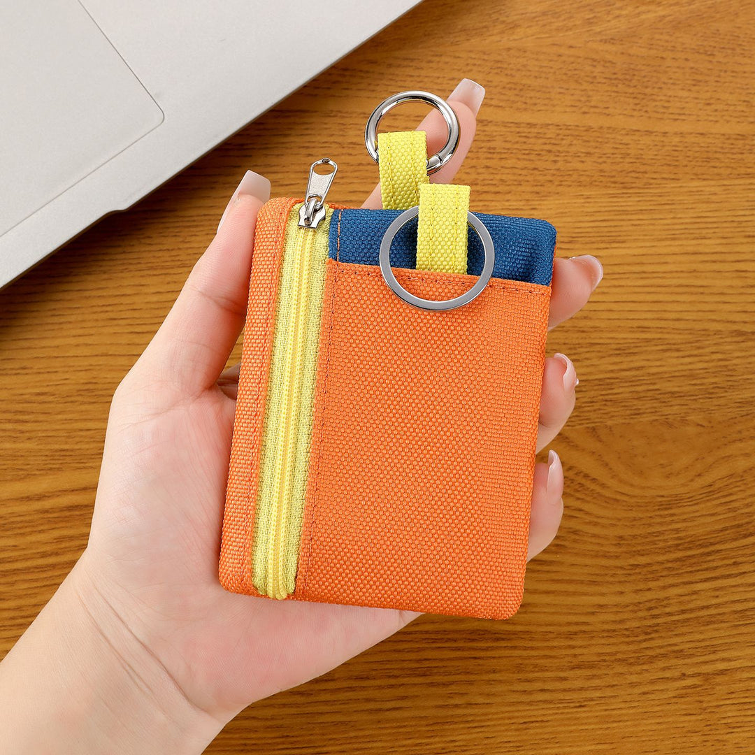 Compact Zippered Coin Wallet