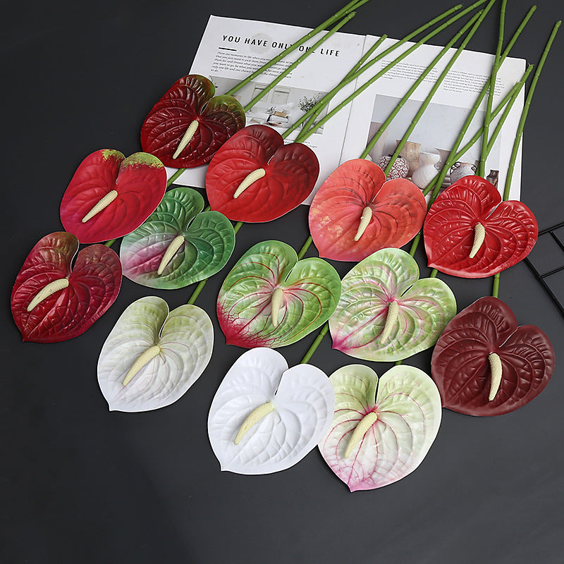 Elegant Faux Anthurium Flower