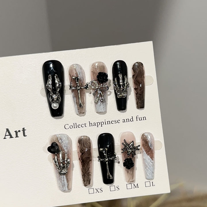 Artistic Press-On Nail Designs