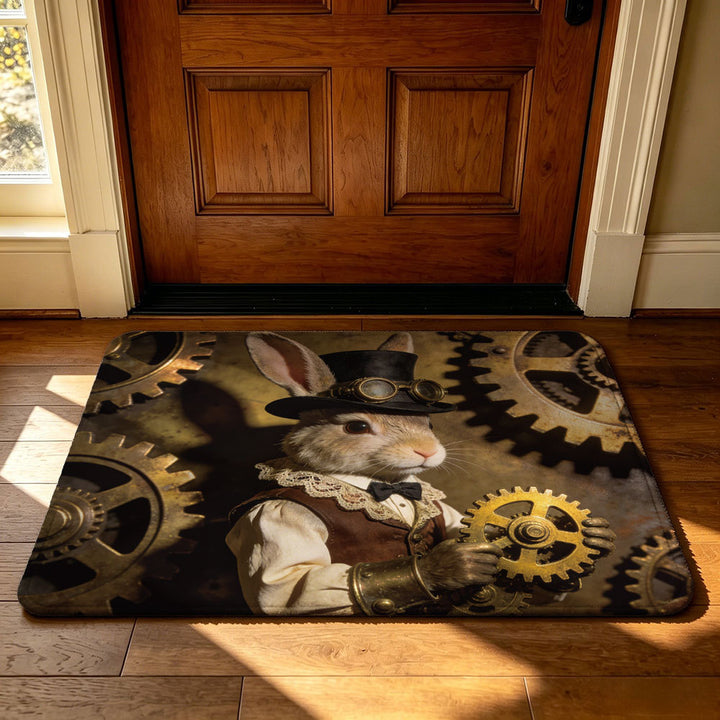 Playful Garden-Themed Area Mat