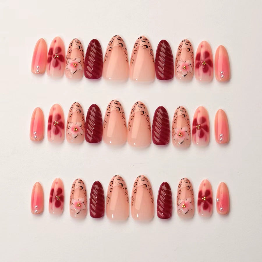 Floral Artistry Press-On Nail Set Stornfield