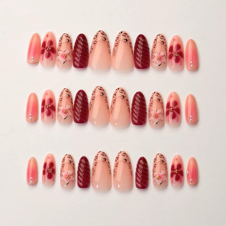 Floral Artistry Press-On Nail Set Stornfield