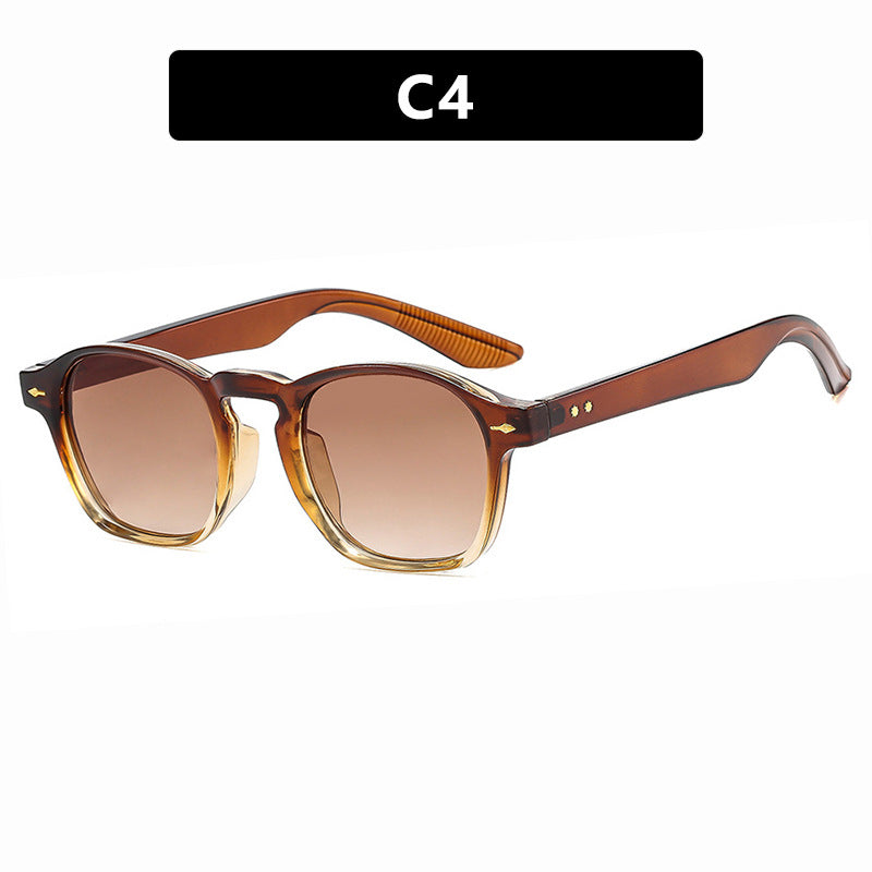 Ladies fashionable rectangular glasses with transparent frame Stornfield