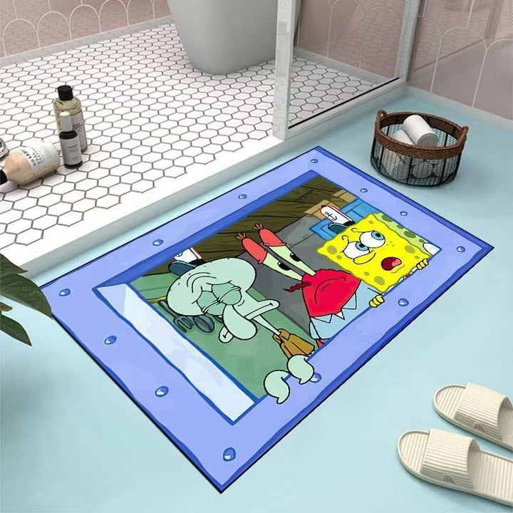 Cartoon Character Bath Mat for Home