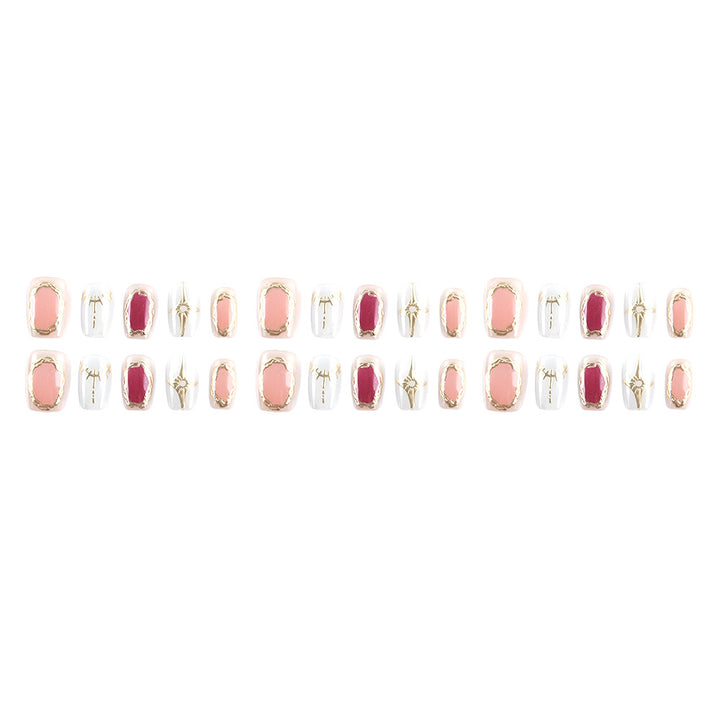 Luxurious Press-On Nail Art Set Stornfield