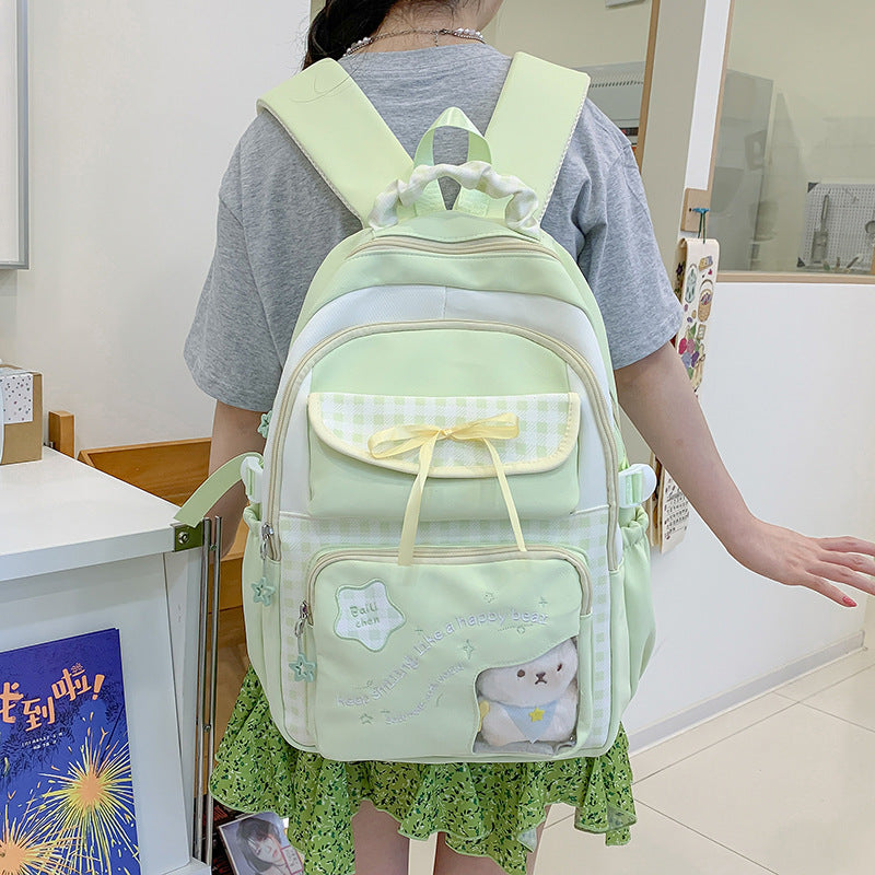 Playful Patterned School Backpack Stornfield