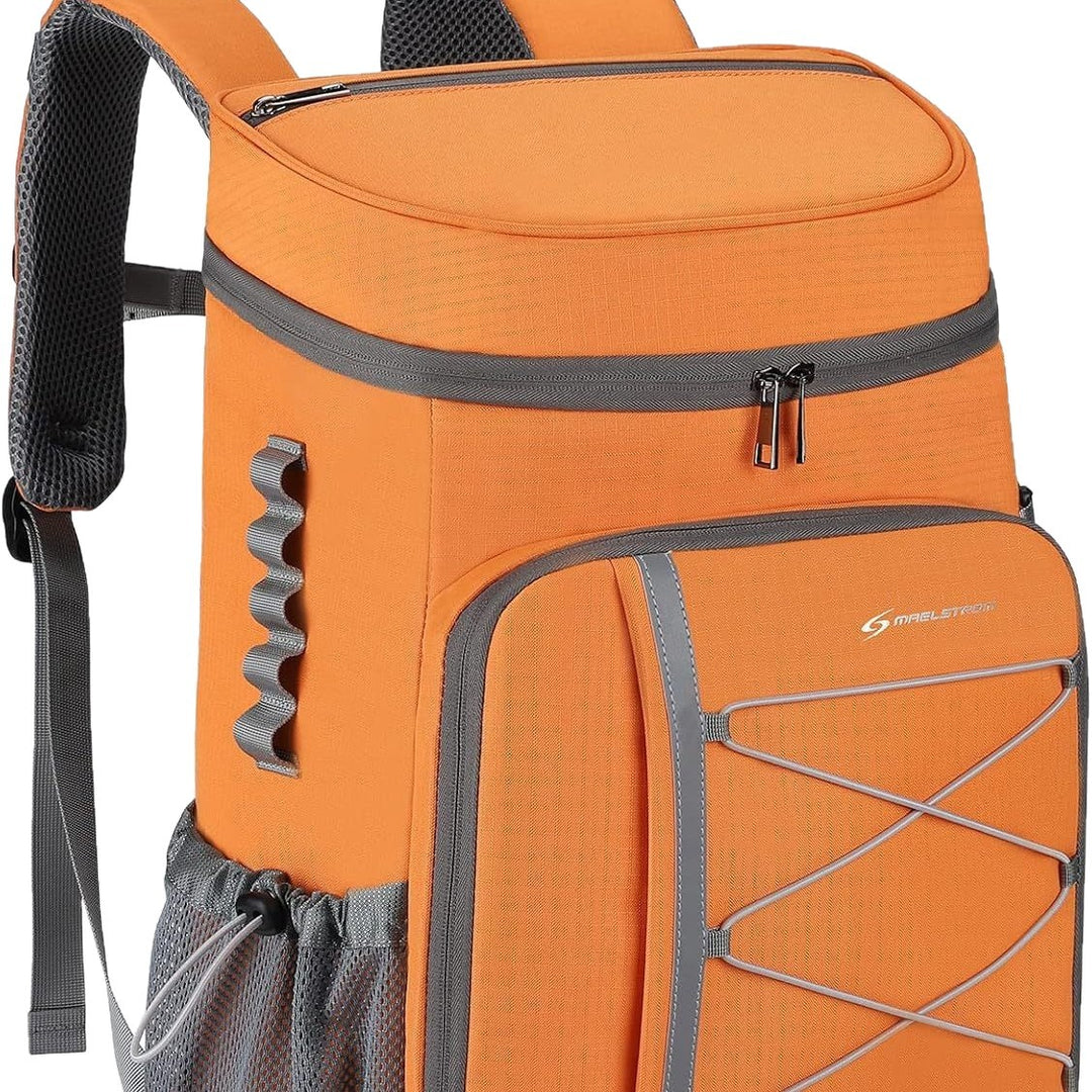 Unisex nan insulated picnic backpack with integrated cooler compartment, bottle holder and adjustable strap system Stornfield