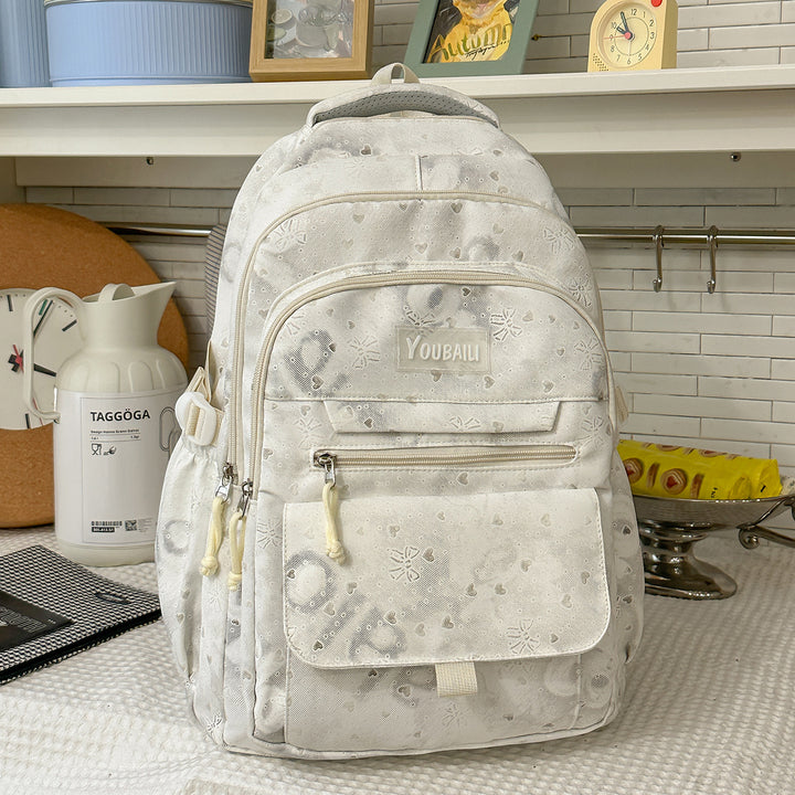 Charming Floral Print Backpack Stornfield