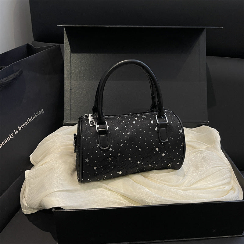 Stylish Star-Embellished Handheld Bag