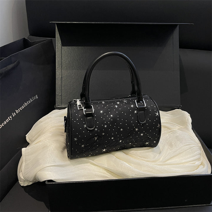 Stylish Star-Embellished Handheld Bag