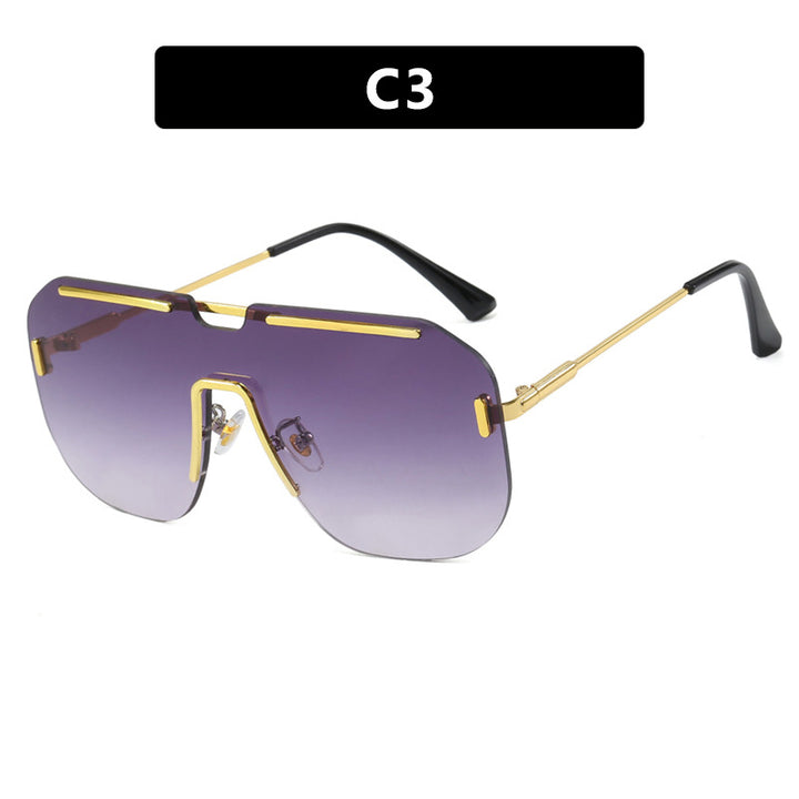 Women's geometric sunglasses with stylish metal frame and UV protection Stornfield