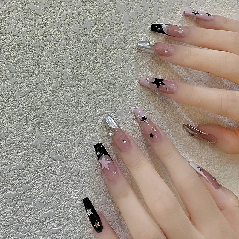 Creative Artistic Press-On Nail Design Stornfield