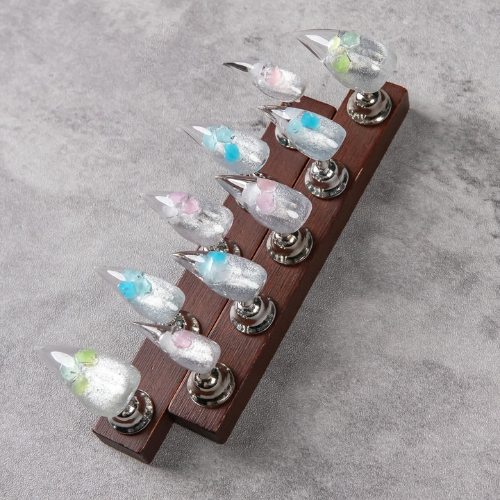 Luxurious Artistic Stiletto Press-On Nail Set