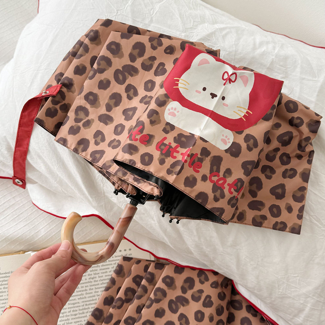 Women’s Foldable Umbrella with Cute Animal Design Stornfield