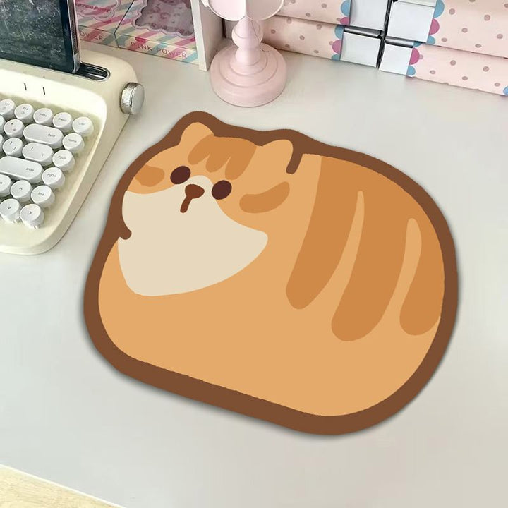 Cartoon Cat Themed Mouse Pad