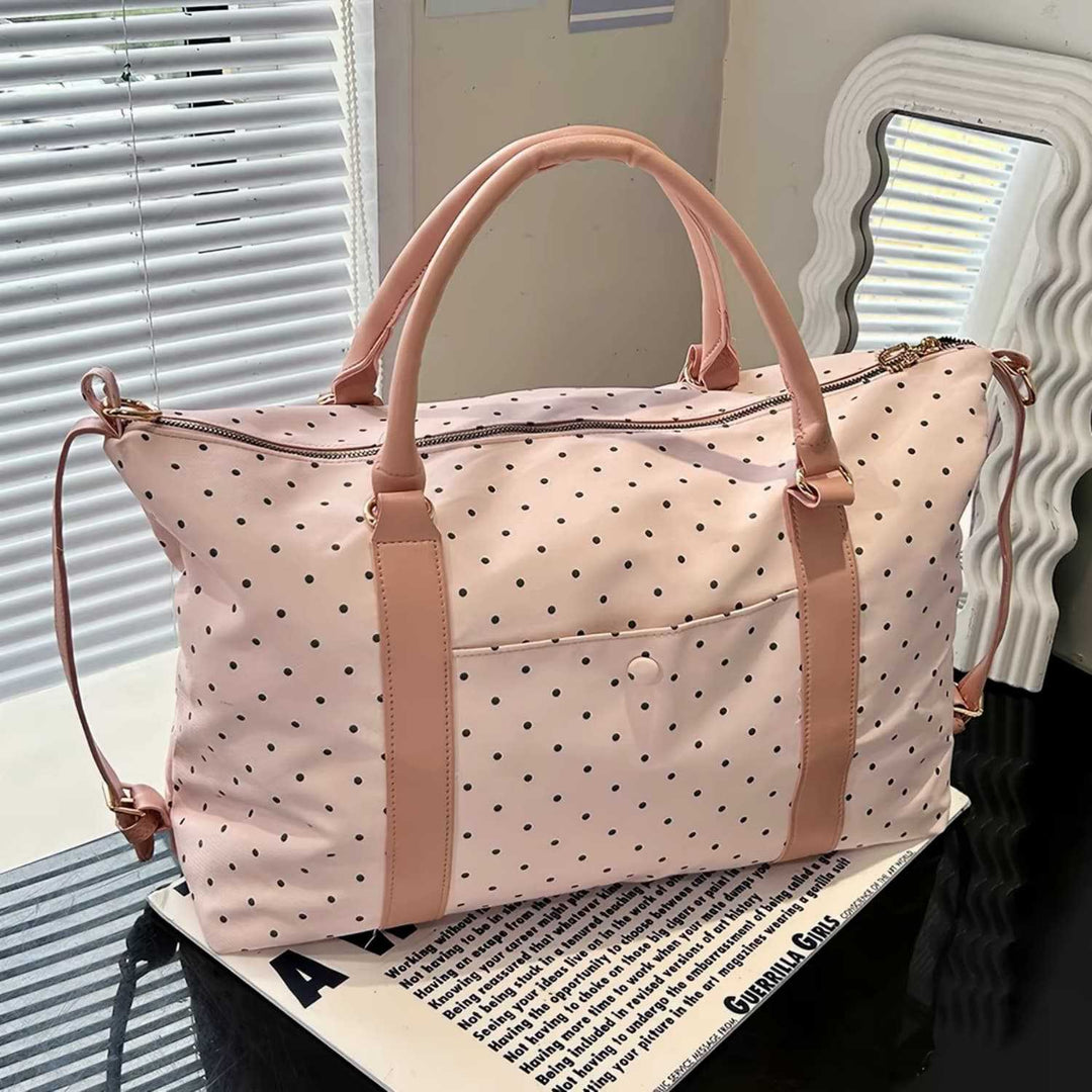 Stylish Polka Dot Travel Duffel Bag Stornfield